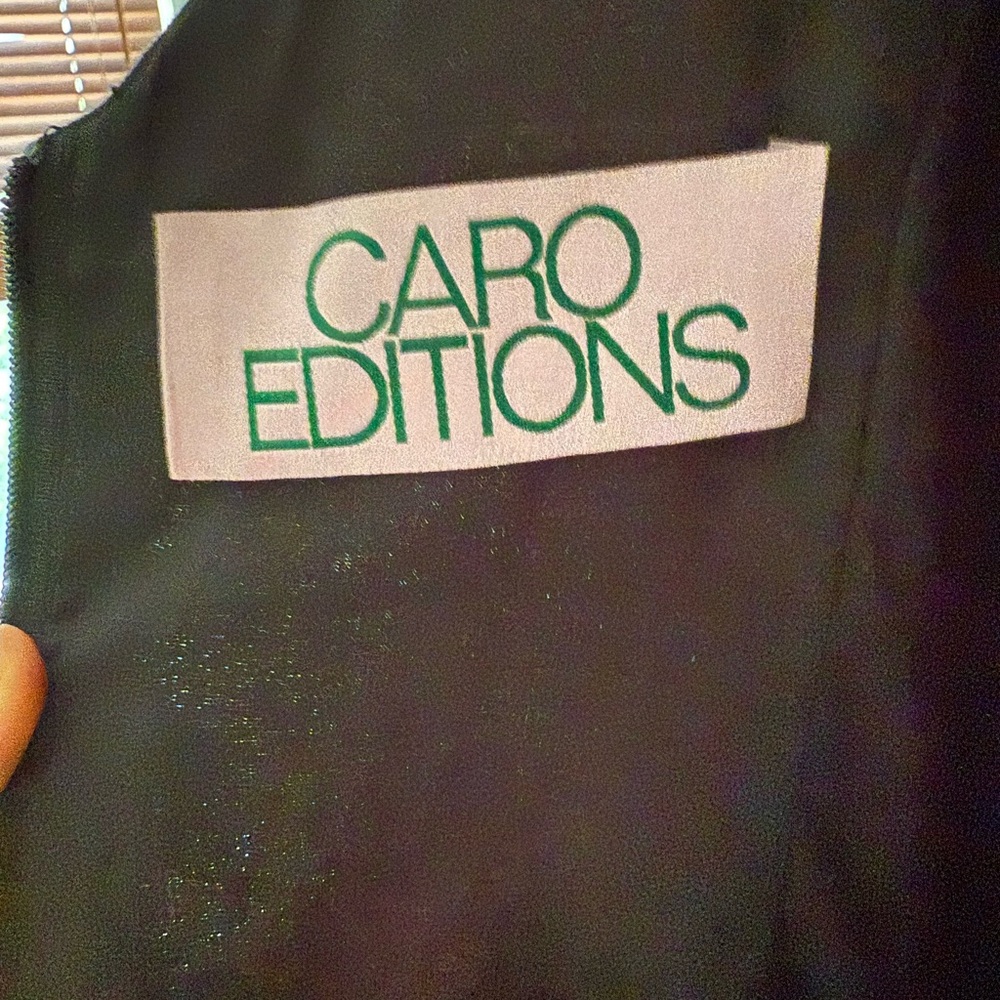 Caro Editions Black Dress with Pink Bow - Picture 5 of 5